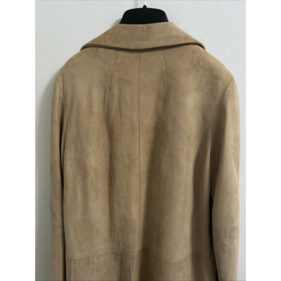 Women’s Camel Suede Trench Coat, Unbranded, No Tag - Picture 11 of 14